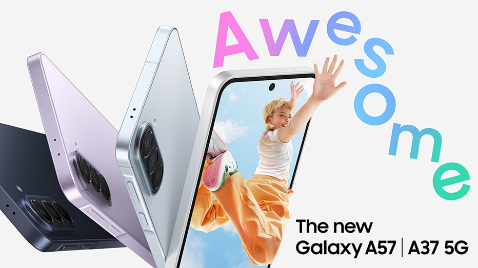 Samsung Galaxy A37 and A57. The new products are already available in our showroom.